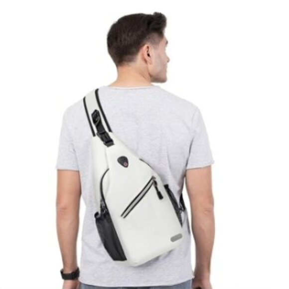 NEW Mosiso Sling Backpack Multipurpose Crossbody Bag in Ivory - Picture 5 of 6